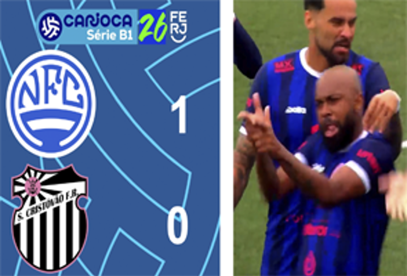 CARIOCA SÉRIE B1- TAÇA CORCOVADO - 5ª RODADA - NITEROIENSE 1X0 SÃO CRISTOVÃO