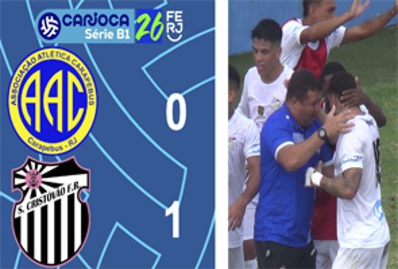 CARIOCA SÉRIE B1- TAÇA CORCOVADO - 4ª RODADA - CARAPEBUS 0X1 SÃO CRISTOVÃO