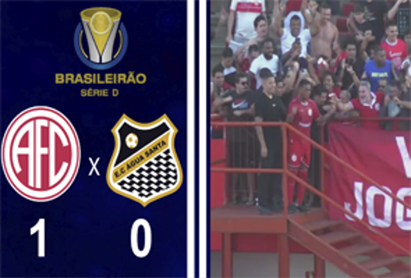 BRASILEIRO SÉRIE D 2026 - 10ª RODADA -  AMERICA 1X0 ÁGUA SANTA