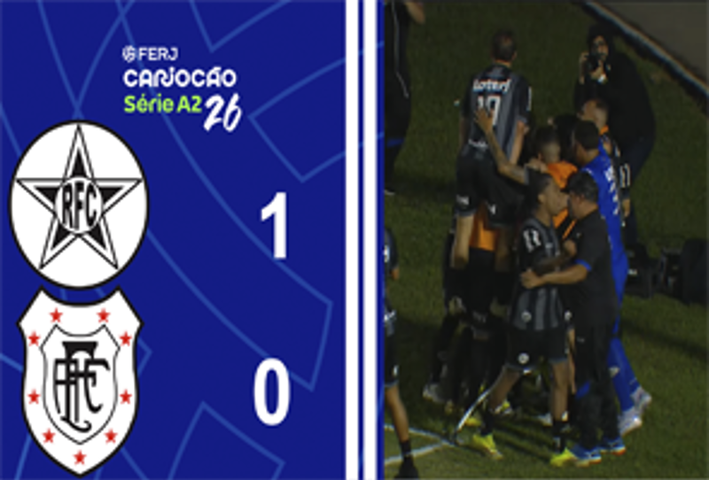 CARIOCA SÉRIE A2  - FINAL - JOGO DE IDA - RESENDE 1X0 AMERICANO