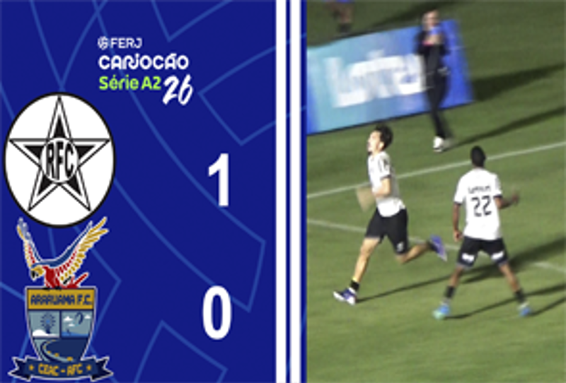 CARIOCA SÉRIE A2 - TAÇA SANTOS DUMOUNT - 7ª RODADA - RESENDE 1X0 ARARUAMA