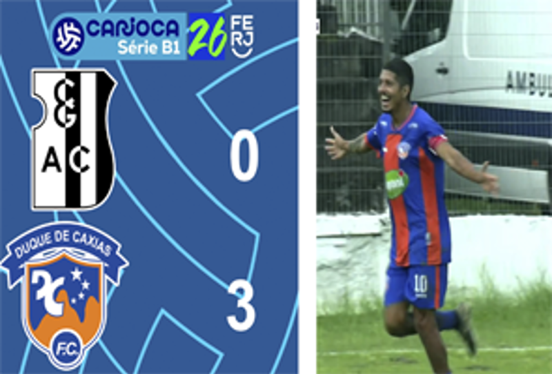 CARIOCA SÉRIE B1- TAÇA CORCOVADO - 7ª RODADA - CAMPO GRANDE 0X3 DUQUE DE CAXIAS
