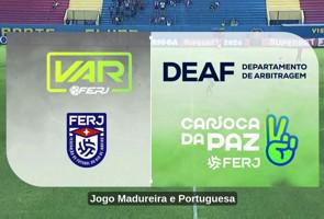 4ª Rodada - MADUREIRA X PORTUGUESA - Checagem de um Possível Tiro Penal
