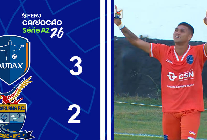CARIOCA SÉRIE A2 - TAÇA SANTOS DUMOUNT - 3ª RODADA - AUDAX 3X2 ARARUAMA