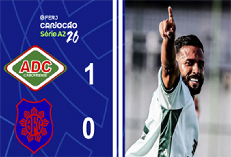 CARIOCA SÉRIE A2 - TAÇA SANTOS DUMOUNT - 1ª RODADA - CABOFRIENSE 1X0 BONSUCESSO