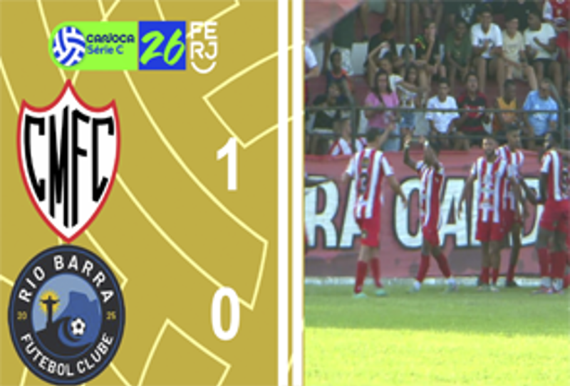 CARIOCA SÉRIE C 2026 - TAÇA WALDIR AMARAL - 3ª RODADA - CARDOSO MOREIRA 1X0 RIO BARRA