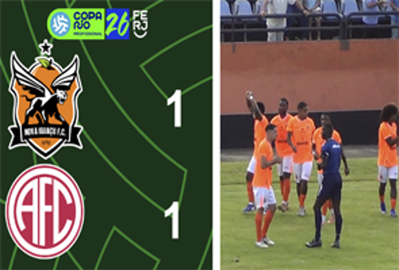 COPA RIO PROFISSIONAL - 2ª FASE - JOGO DE VOLTA - NOVA IGUAÇU 1X1 AMERICA