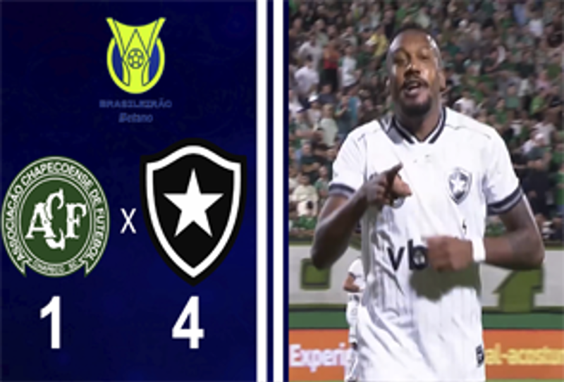 BRASILEIRO SÉRIE A 2026 - 12ª RODADA - CHAPECOENSE 1X4 BOTAFOGO
