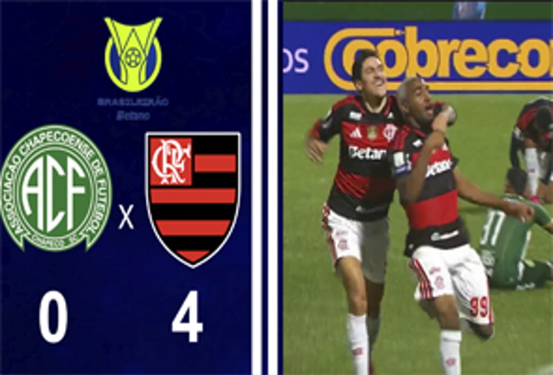 BRASILEIRO SÉRIE A 2026 - 19ª RODADA - CHAPECOENSE 0X4 FLAMENGO