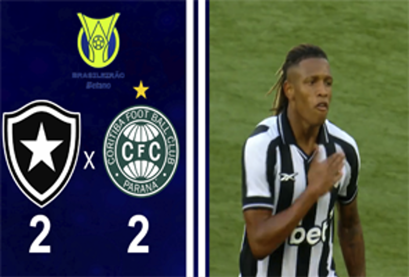 BRASILEIRO SÉRIE A 2026 - 11ª RODADA - BOTAFOGO 2X2 CORITIBA