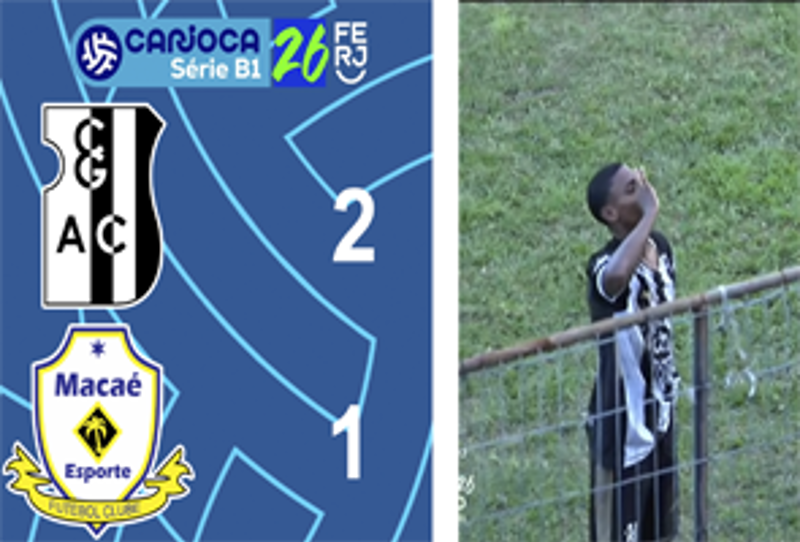 CARIOCA SÉRIE B1- TAÇA CORCOVADO - 3ª RODADA - CAMPO GRANDE 2X1 MACAÉ