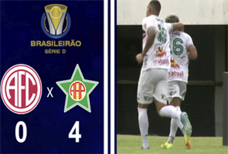 BRASILEIRO SÉRIE D 2026 - 2ª RODADA - AMERICA FC 0X4 AA PORTUGUESA