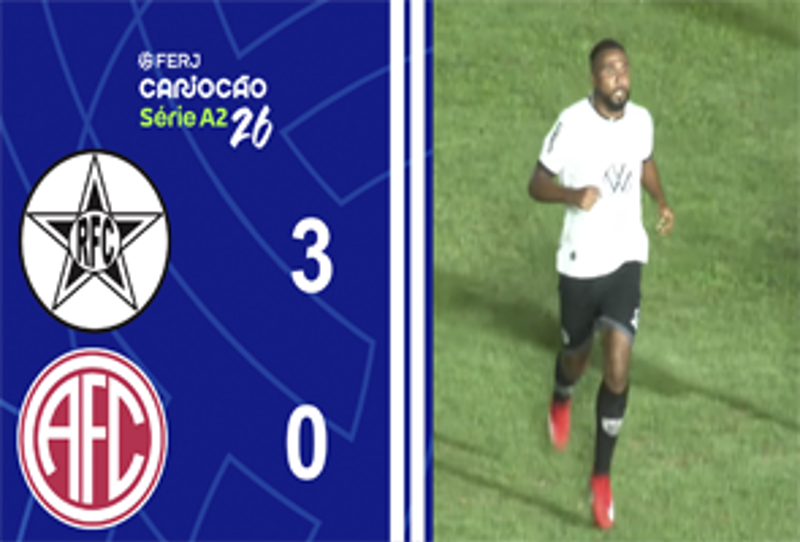 CARIOCA SÉRIE A2 - TAÇA SANTOS DUMOUNT - 5ª RODADA - RESENDE 3X0 AMERICA