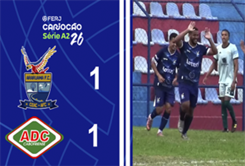 CARIOCA SÉRIE A2 - TAÇA SANTOS DUMOUNT - 11ª RODADA - ARARUAMA 1X1 CABOFRIENSE