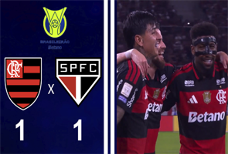 BRASILEIRO SÉRIE A 2026 - 20ª RODADA - FLAMENGO 1X1 SÃO PAULO