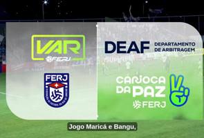3ª Rodada - MARICÁ X BANGU - Revisão de Gol