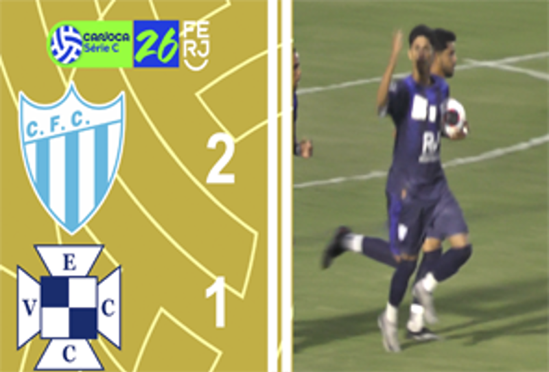 CARIOCA SÉRIE C 2026 - TAÇA WALDIR AMARAL - 2ª RODADA - CERES 2X1 VERA CRUZ