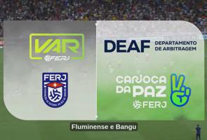 QUARTAS DE FINAL - FLUMINENSE X BANGU - CHECAGEM DE UM POSSÍVEL TIRO PENAL