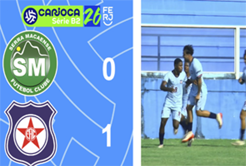 CARIOCA SÉRIE B2- TAÇA MARACANÃ - 1ª RODADA - SERRA MACAENSE 0X1 FRIBURGUENSE