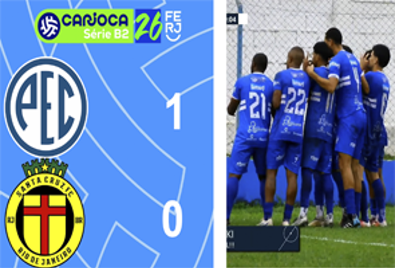 CARIOCA SÉRIE B2- TAÇA MARACANÃ - 2ª RODADA - PADUANO 1X0 SANTA CRUZ