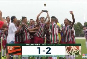 Carioca 2017 Série a Sub 15 - Flamengo 1 X 2 Fluminense - Tç Rio - Final - 2º Jogo