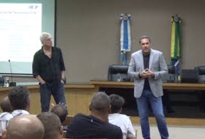 Luxa e Mello Participam da Aula de Encerramento do Curso de Treinadores