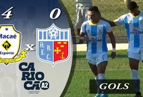 Macaé 4x0 Angra dos Reis - 5ª Rodada - Taça Santos Dumont 2022