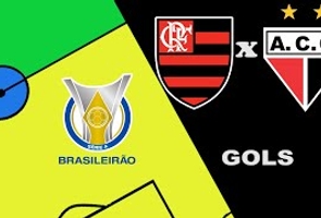 Flamengo 4x1 Atlético Go - 20ª Rodada - Brasileiro Série a 2022