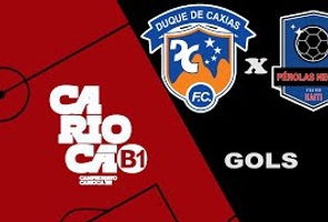 Duque de Caxias 1x1 Perolas Negras - Taça Maracanã - 1ª Rodada- Carioca Série B1  (2022)