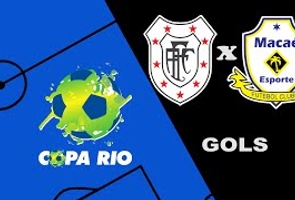 Americano 2x1 Macaé- 3ª Fase - Jogo de Ida - Copa Rio 2022
