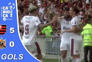 Flamengo 5x0 Nova Iguaçu - Taça Guanabara 2023 - 3ª Rodada