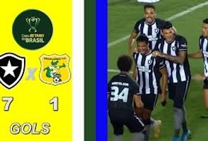 Botafogo 7x1 Brasiliense - Copa do Brasil 2023 - 2ª Fase