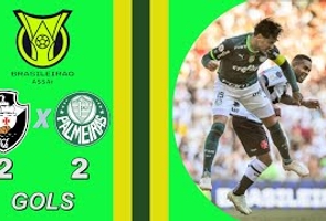 Vasco 2x2 Palmeiras - 2ª Rodada - Brasileiro Serie a 2023