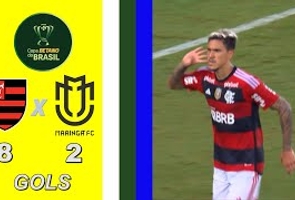 Flamengo 8x2 Maringá - Copa do Brasil 2023 - 3ª Fase - Jogo de Volta