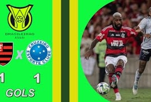 Flamengo 1x1 Cruzeiro - 8ª Rodada - Brasileiro Serie a 2023