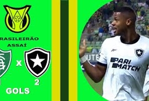 America Mg 1x2 Botafogo - 27ª Rodada - Brasileiro Serie a 2023