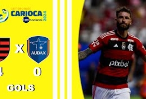 Flamengo 4x0 Audax - Cariocão 2024 - Taça Guanabara - 1ª Rodada