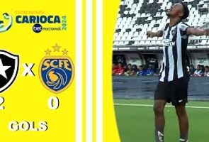 Botafogo 2x0 Sampaio Correa - Cariocão 2024 - Taça Guanabara - 4ª Rodada