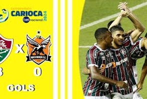 Fluminense 3x0 Nova Iguaçu - Cariocão 2024 - Taça Guanabara - 4ª Rodada