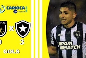 Volta Redonda 0x3 Botafogo- Cariocão 2024 - Taça Guanabara - 8ª Rodada