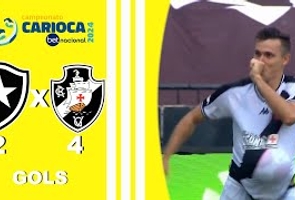 Botafogo 2x4 Vasco - Cariocão 2024 - Taça Guanabara - 9ª Rodada