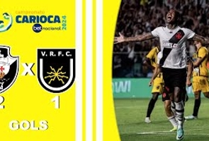 Vasco 2x1 Volta Redonda - Cariocão 2024 - Taça Guanabara - 10ª Rodada
