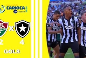 Fluminense 2x4 Botafogo - Cariocão 2024 - Taça Guanabara - 11ª Rodada