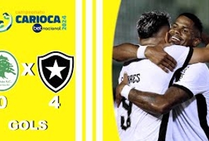 Boavista 0x4 Botafogo - Taça Rio 2024 - Final -jogo de Ida