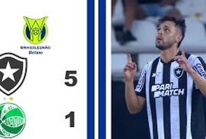 Botafogo 5x1 Juventude - 3ª Rodada - Brasileiro Série a 2024