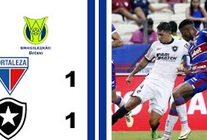 Fortaleza 1x1 Botafogo - 6ª Rodada - Brasileiro Série a 2024