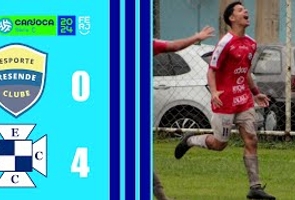 Ec Resende 0x4 Vera Cruz - Carioca Série C - Taça Waldir Amaral - 3ªrodada