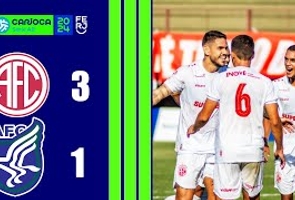 America 3x1 Artsul - Carioca Série A2 - Taça Santos Dumont - 3ªrodada